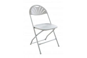Chair, Poly Folding White